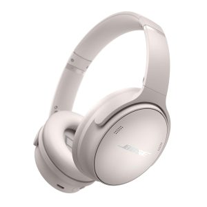 Bose - QuietComfort Wireless Noise Cancelling Over-the-Ear Bluetooth Headphones - White Smoke