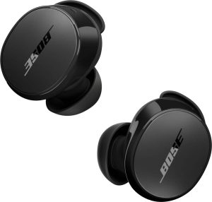 Bose - QuietComfort True Wireless Noise Cancelling In-Ear Earbuds with Customizable Fit - Black