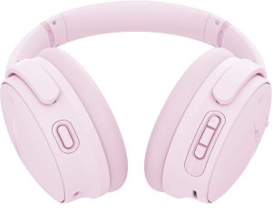 Bose - QuietComfort Wireless Noise Cancelling Over-the-Ear Bluetooth Headphones - Petal Pink