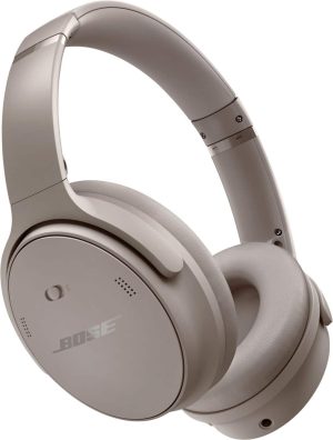 Bose - QuietComfort Wireless Noise Cancelling Over-the-Ear Bluetooth Headphones - Sandstone
