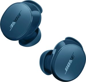 Bose - QuietComfort True Wireless Noise Cancelling In-Ear Earbuds with Customizable Fit - Twilight Blue