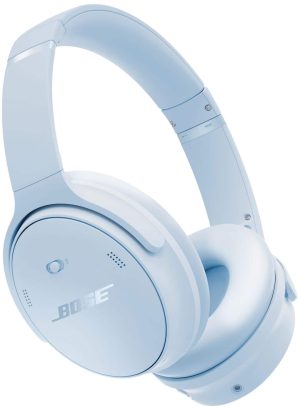 Bose - QuietComfort Wireless Noise Cancelling Over-the-Ear Bluetooth Headphones - Ice Blue