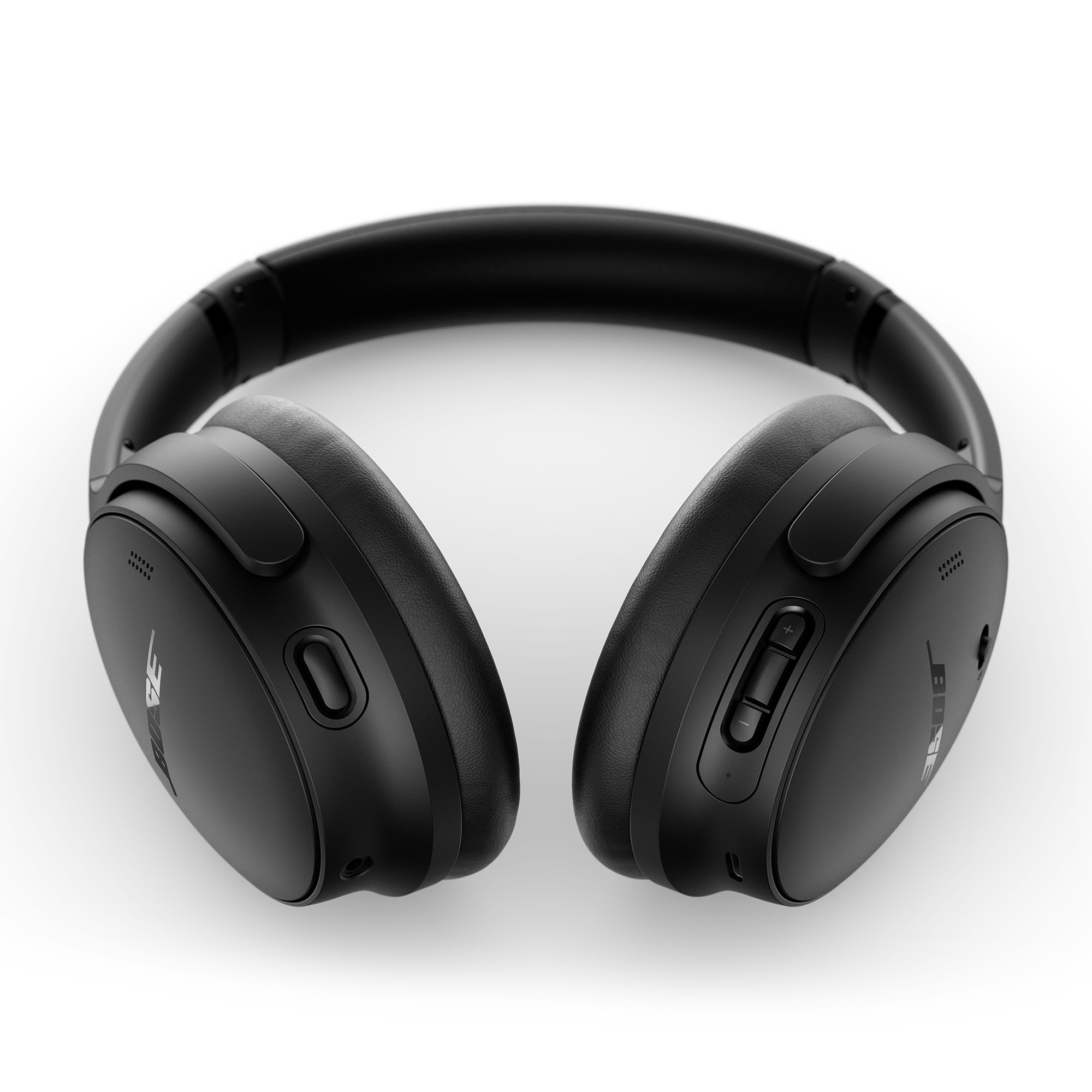 Bose - QuietComfort Wireless Noise Cancelling Over-the-Ear Bluetooth Headphones - Black - Image 2